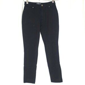 Philomena Petti Pants Womens Small Solid Black Ponte Skinny Legging Stretch